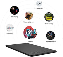 Load image into Gallery viewer, HUION Inspiroy H640P Graphics Drawing Tablet with Battery-Free Stylus 8192 Pressure Sensitivity 6 Customized Hot Keys, Digital Pen Tablet for Mac, Windows PC and Android
