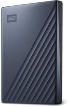 Load image into Gallery viewer, WD 5TB My Passport Ultra Blue Portable External Hard Drive HDD, USB-C and USB 3.1 Compatible - WDBFTM0050BBL-WESN
