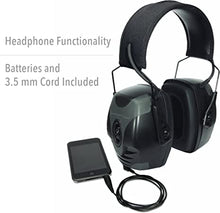 Load image into Gallery viewer, Howard Leight by Honeywell Impact Pro High Noise Reduction Rating Sound Amplification Electronic Shooting Earmuff for Indoor and Covered Ranges or Other Extremely Loud Shooting Environments (R-01902), Large
