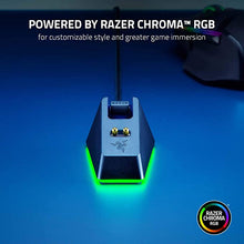 Load image into Gallery viewer, Razer Mouse Charging Dock Chroma: Magnetic Dock with Charge Status RGB Lighting - Anti-Slip Gecko Feet - Powered by Razer Chroma - Classic Black
