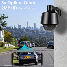 Load image into Gallery viewer, ZILINK Outdoor Security Camera, 1080P Wireless WiFi Home Surveillance Camera with Night Vision , Pan/Tilt/Zoom, 5X Optical Zoom, Remote Access, IP65 Waterproof, Motion Alerts, Supprot TF Card
