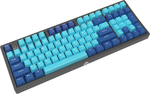 Load image into Gallery viewer, FIRSTBLOOD ONLY GAME. B16 Amber Mechanical Gaming Keyboard - Cherry Blue Switch - 96 Keys Layout - PBT Keycaps - White Backlit - Yellow
