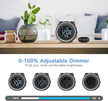 Load image into Gallery viewer, USCCE Loud Dual Alarm Clock with Bed Shaker - 0-100% Dimmer, Vibrating Alarm Clock for Heavy Sleepers or Hearing Impaired, Easy to Set, USB Charging Port, Snooze, Battery Backup
