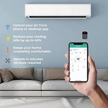 Load image into Gallery viewer, Sensibo Sky, Smart Home Air Conditioner System - Quick &amp; Easy Installation. Maintains Comfort with Energy Efficient App - Automatic On/Off. WiFi, Google, Alexa and Siri. (Grey)
