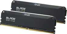 Load image into Gallery viewer, OLOy DDR4 RAM 32GB (2x16GB) Blade Aura Sync RGB 3600 MHz CL18 1.35V 288-Pin Desktop Gaming UDIMM (MD4U1636181DRKDE)
