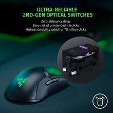 Load image into Gallery viewer, Razer Viper Ultimate Hyperspeed Lightweight Wireless Gaming Mouse &amp; RGB Charging Dock: Fastest Gaming Mouse Switch - 20K DPI Optical Sensor - Chroma Lighting - 8 Programmable Buttons - 70 Hr Battery
