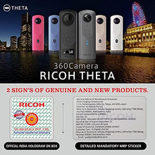 Load image into Gallery viewer, Ricoh Theta SC2 BEIGE 360°Camera 4K Video with Image Stabilization High Image Quality High-Speed Data Transfer Beautiful Portrait Shooting with Face Detection Thin &amp; Lightweight For iPhone, Android
