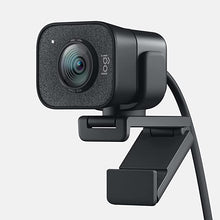 Load image into Gallery viewer, Logitech for Creators StreamCam Premium Webcam for Streaming and Content Creation, Full HD 1080p 60 fps, Premium Glass Lens, Smart Auto-Focus, for PC/Mac - Graphite
