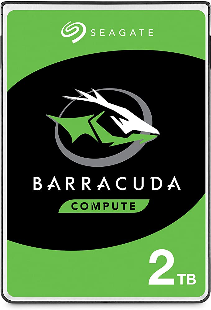 Seagate BarraCuda 2TB Internal Hard Drive HDD – 2.5 Inch SATA 6 Gb/s 5400 RPM 128MB Cache for PC Laptop (ST2000LM015)