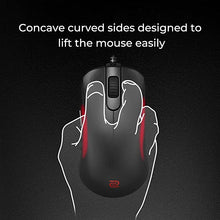 Load image into Gallery viewer, BenQ Zowie S1 Symmetrical Gaming Mouse for Esports | Professional Grade Performance | Driverless | Matte Black Coating | Medium Size
