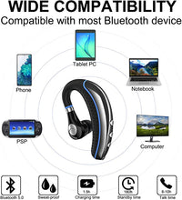 Load image into Gallery viewer, Bluetooth Headset, FIMITECH Wireless Earpiece V5.0 Ultralight Hands Free Business Earphone with Mic for Business/Office/Driving
