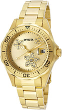 Load image into Gallery viewer, Invicta Women&#39;s 12508 Pro Diver Gold Tone Dial 18k Gold Ion-Plated Stainless Steel Watch
