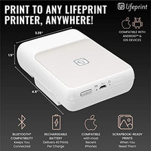 Load image into Gallery viewer, Lifeprint 2x3 Instant Printer for iPhone. Turn Your iPhone Into an Instant-Print Camera for Photos and Video! - Black
