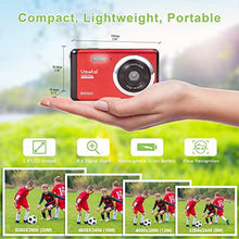 Load image into Gallery viewer, Mini Digital Camera,Vmotal 20MP 2.8 inch LCD HD Digital Camera Kids Childrens Teens Beginners Point and Shoot Cameras Video Camera Digital Students Cameras-Holiday Birthday

