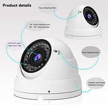 Load image into Gallery viewer, Anpviz Analog CCTV Camera HD 1080P 4-in-1 (TVI/AHD/CVI/960H CVBS) Security Dome Camera,2.8-12mm Varifocal Lens Video Surveillance,Weatherproof Metal Housing 36 IR-LEDs Day&amp; Night Indoor/Outdoor(White)
