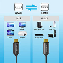 Load image into Gallery viewer, Aieloar Optic Fiber HDMI 2.1 Cable,8K@60Hz 4K@120Hz Dynamic HDR 10, eARC, HDCP2.2, 4:4:4 7680x4320 Resolution, 48Gbps Optical Fiber HDMI 2.1 Cable for PS5/8K TV/LG TV?15M/50FT?
