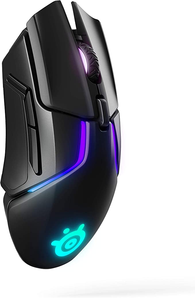 SteelSeries Rival 650 Quantum Wireless Gaming Mouse - Rapid Charging Battery - 12, 000 Cpi Truemove3+ Dual Optical Sensor - Low 0.5 Lift-Off Distance - 256 Weight Configurations - 8 Zone RGB Lighting