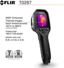 Load image into Gallery viewer, FLIR TG267 Thermal Camera, Ideal for Commercial Electrical, Facility Maintenance, and HVAC Applications, Brilliant 2.4 Inch Screen, Record Images to Monitor Maintenance History
