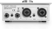 Load image into Gallery viewer, DYNASTY PROAUDIO PMC-1 Premium Passive Stereo Monitor Volume Controller With Large Volume Knob For Extremely Precise Level Adjustments

