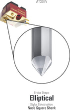 Load image into Gallery viewer, Audio-Technica AT33EV Elliptical Nude Dual Moving Coil Turntable Cartridge
