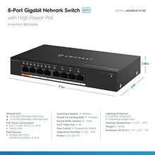 Load image into Gallery viewer, Amcrest 8-Port Switch with 4-Ports POE+ 802.3af/at 60W, Metal Housing, (AGPS8E4P-AT-60)
