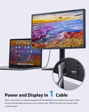 Load image into Gallery viewer, USB C to USB C 3.2 Cable (20Gbps - 6FT), ANDNOVA USB C 3.1 Gen 2 SuperSpeed++ Cable for HDR Video Output, 5A 100W Fast Charging Compatible with MacBook Air Pro Dell LG 4K 2K Type C Display Monitor
