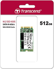 Load image into Gallery viewer, Transcend 512GB SATA III 6GB/S MTS430S 42 mm M.2 SSD 430S Solid State Drive TS512GMTS430S
