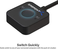 Load image into Gallery viewer, Sabrent 2-Port USB Type-C KVM Switch with 60 Watt Power Delivery Option (USB-KCPD)
