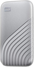 Load image into Gallery viewer, WD 2TB My Passport SSD External Portable Solid State Drive, Silver, Up to 1,050 MB/s, USB 3.2 Gen-2, USB-C, USB-A Compatible - WDBAGF0020BSL-WESN
