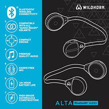 Load image into Gallery viewer, Alta Wireless Bluetooth Helmet Drop in Headphones- HD Speakers Compatible with Any Audio Ready Ski/Snowboard Helmet - 3 Button Glove Friendly Controls with Microphone for Hands Free Calls.
