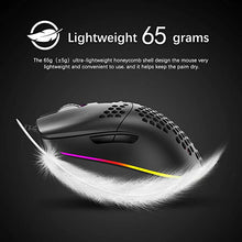 Load image into Gallery viewer, Wired Gaming Mouse with 16,000 DPI Optical Sensor Chroma RGB Lighting,69g Lightweight Honeycomb Shell,Ultraweave Cable,7 Programmable Buttons for PC Gamer (Black)
