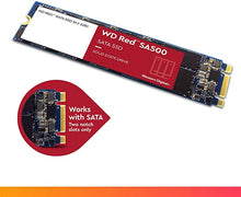 Load image into Gallery viewer, Western Digital 2TB WD Red SA500 NAS 3D NAND Internal SSD - SATA III 6 Gb/s, M.2 2280, Up to 560 MB/s - WDS200T1R0B
