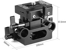 Load image into Gallery viewer, SMALLRIG Universal 15mm Rail Support System with 15mm Rod Clamp and Quick Release Plate - 2272
