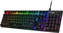 Load image into Gallery viewer, HyperX Alloy Origins - Mechanical Gaming Keyboard, Software-Controlled Light &amp; Macro Customization, Compact Form Factor, RGB LED Backlit - Tactile HyperX Aqua Switch
