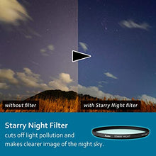 Load image into Gallery viewer, Kenko Starry Night Wide Angle Slim Ring 62mm Light Pollution Reduction Filter
