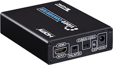 Load image into Gallery viewer, Tendak HDMI to Composite 3RCA AV S-Video R/L Audio Vdieo Converter Adapter Upscaler Support 720P/1080P with RCA/S-Video Cable for PC Laptop Xbox PS3 TV STB VHS VCR Camera Blue-Ray DVD
