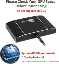 Load image into Gallery viewer, SIIG MST Hub DisplayPort 1.4 to 1x HDMI, 2X DisplayPort Splitter, Multi Stream Transport Hub HDMI, DisplayPort Hub Video Splitter, DisplayPort Daisy Chain Monitor Adapter, Windows Only (CE-DP0N11-S1)
