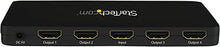 Load image into Gallery viewer, StarTech.com 4K HDMI Splitter - 4k 30Hz - 4 Port - Aluminum - Backward Compatible - HDMI Multi Port - HDMI Hub (ST124HD4K),Black

