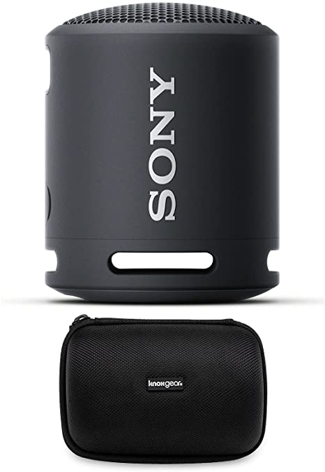 Sony XB13 Extra BASS Portable IP67 Waterproof/Dustproof Wireless Speaker with Knox Gear Hard Shell Case Bundle (2 Items)