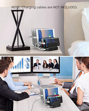 Load image into Gallery viewer, Unitek Fast Charging Station with Quick Charge 3.0, Multi USB Charger Station for Multiple Devices, iPhone, iPad, Tablet, Kindle-Black(UL Certified)
