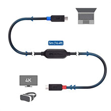 Load image into Gallery viewer, Cable Matters Active USB C Cable with 4K Video and 5 Gbps Data Transfer 16.4 ft for Portable Monitor, Oculus Quest 2 VR Headset, and More
