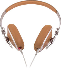 Load image into Gallery viewer, Moshi Avanti On-Ear Headphones, 3.5mm Headphone Jack, Lightweight, High-Resolution, Detachable Cable with [Carrying Case Included], Caramel Beige
