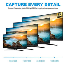 Load image into Gallery viewer, CABLEDECONN 8K HDMI Optic Cable Real UHD HDR 8K 48Gbps,8K@60Hz 4K@120Hz HDMI Fiber Support 3D HDCP2.2 HDMI Cable for PS4 SetTop Box HDTVs Projectors 15m 50ft
