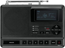 Load image into Gallery viewer, Sangean CL-100 NOAA, S.A.M.E and Public Alert Certified Weather Alert Table-Top Radio with AM/FM-RBDS, and EEPROM Back Up for Preset Stations
