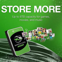 Load image into Gallery viewer, Seagate BarraCuda 2TB Internal Hard Drive HDD – 3.5 Inch SATA 6Gb/s 7200 RPM 256MB Cache 3.5-Inch – Frustration Free Packaging (ST2000DM008/ST2000DMZ08)
