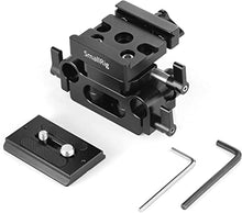 Load image into Gallery viewer, SMALLRIG Universal 15mm Rail Support System with 15mm Rod Clamp and Quick Release Plate - 2272
