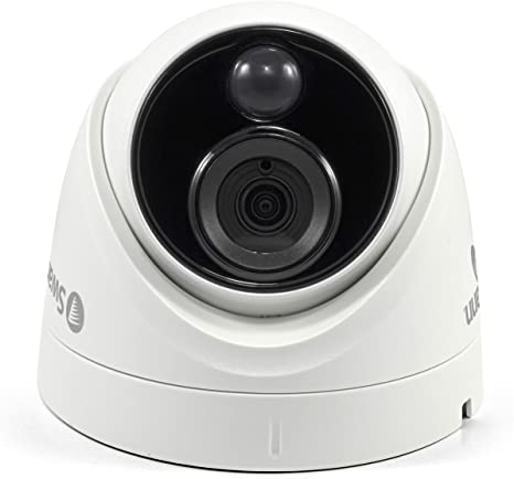 Swann PIR Dome Security Camera, 4K Ultra HD Surveillance Cam w/Night Vision, Indoor/Outdoor, Heat & Motion Sensing, Add to DVR, SWPRO-4KDOME