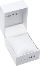 Load image into Gallery viewer, Nine West Women&#39;s Floral Dial Strap Watch
