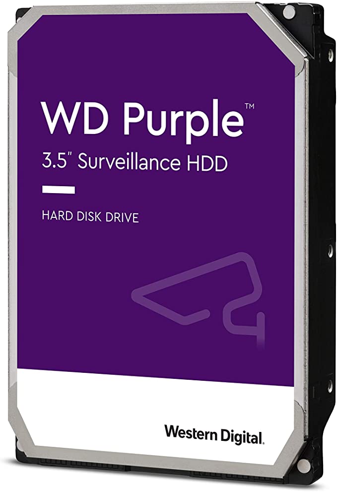 Western Digital 3TB WD Purple Surveillance Internal Hard Drive HDD - SATA 6 Gb/s, 64 MB Cache, 3.5