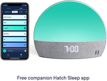 Load image into Gallery viewer, Hatch Restore - Sound Machine, Smart Light, Personal Sleep Routine, Bedside Reading Light, Wind Down Content and Sunrise Alarm Clock for Gentle Wake Up
